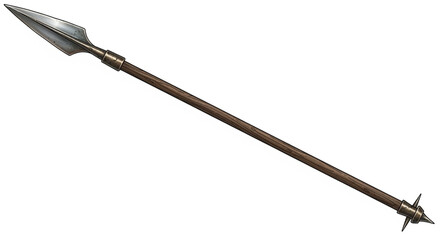 medieval sword isolated on white