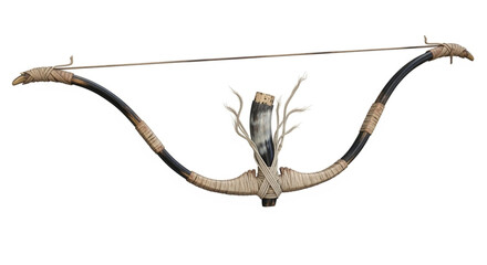 bow on a white background