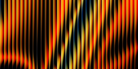 Abstract vertical lines with warm colors create a modern art