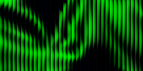 Abstract green light pattern on black background for design use