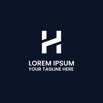 Creative letter H creative logo  design 