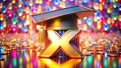 A triumphant milestone marked by vibrant colors and academic excellence