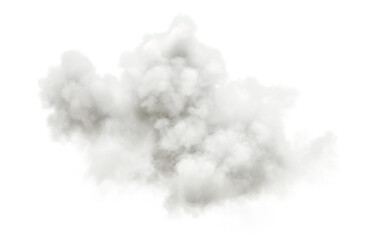 Isolated serene heavenly clouds transparent backgrounds 3d illustrations png file