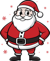 cartoon Santa Claus vector