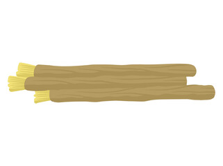 Miswak Toothbrush Clip Art Illustration
