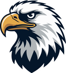 Fototapeta premium eagle head vector illustration
