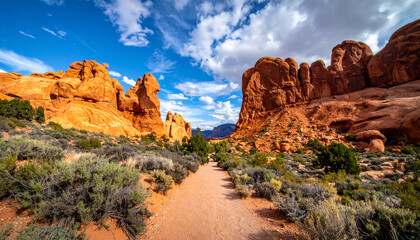 Fototapeta premium Monument valley of lights at arizona 