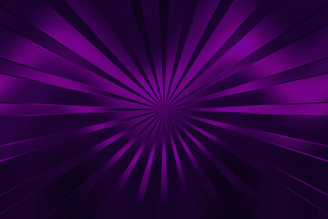 Illustration of a dramatic display of dark purple rays emanating from a central point, creating depth and mystery