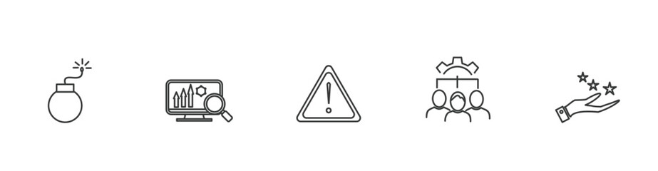 HACCP banner icon vector illustration concept for hazard, analysis, critical, control and points management system