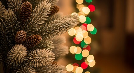 Christmas Tree Lights, Holiday Lighting Decorations, LED Christmas Lights, Festive Tree Illumination