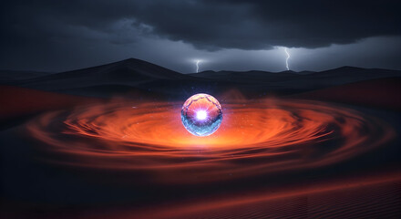 planet earth in space