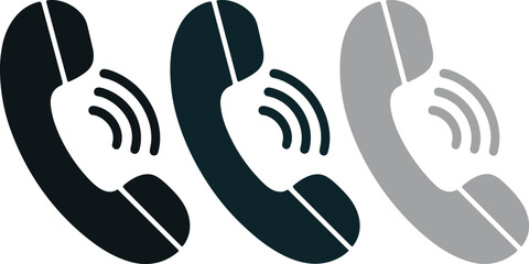 Phone call concept illustrating multiple devices and communication possibilities