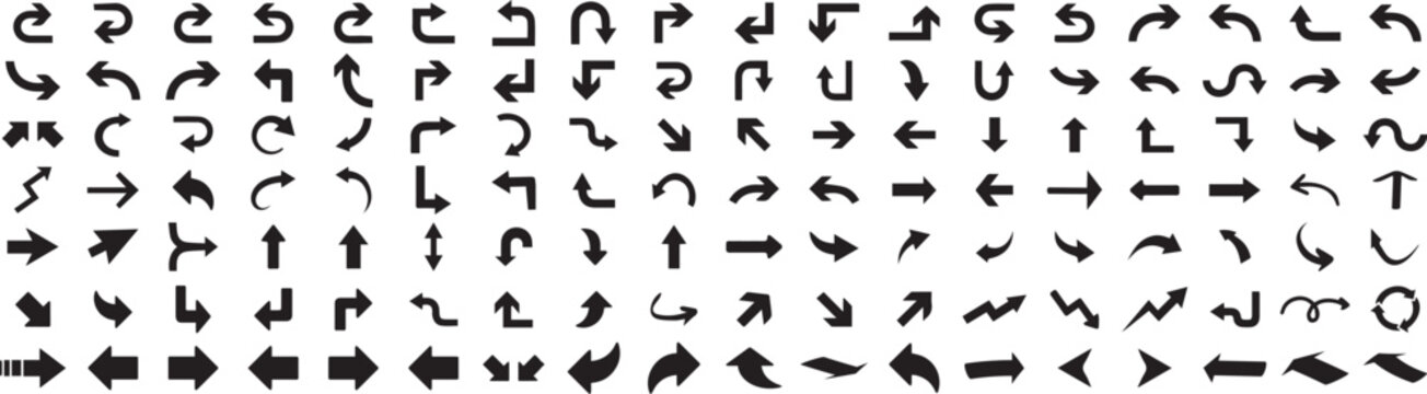  Way direction arrow sign. Set of big arrow. three arrow, way sign arrow. road direction arrow icon. vector arrow icon
way vector icon illustration