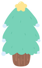 illustration of a christmas tree