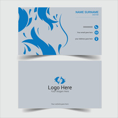 Naklejka premium modern business Card design, fisher man business Card design, Corporate design 