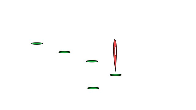 Map pointer with red pointer icon, location marker icon or map pin.