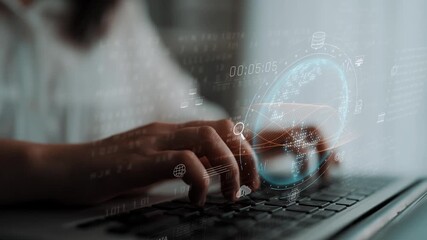 Global AI and data processing system enhances data, AI, and processing efficiency through digital network and global integration of intelligent technology Marrow - Powered by Adobe