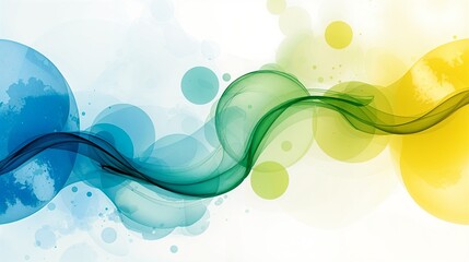 Color Collision: Harmony in Motion, abstract colorful background 