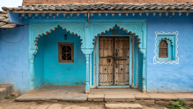 indian local old house