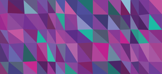 Pink Purple and Teal Geometric Triangle Pattern Background abstract triangles