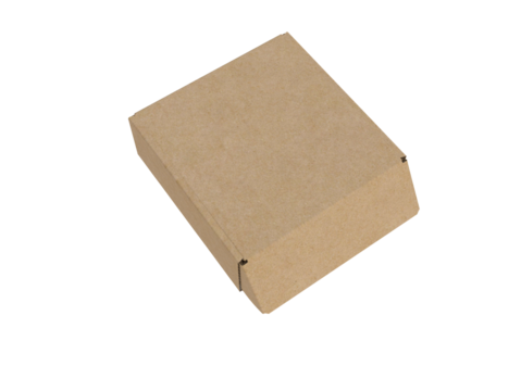 3D Render a box with a lid is shown on a white background