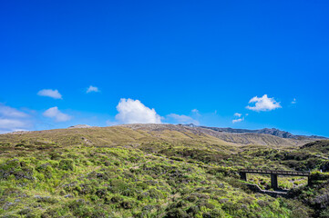 快晴の阿蘇くじゅう国立公園の絶景　Clear Sky Landscape of Aso Kuju National Park