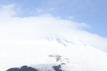 Mount Elbrus Clouds And Fog