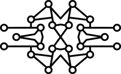 Abstract Digital Neural Network Connection