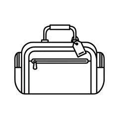 vector illustration of a briefcase