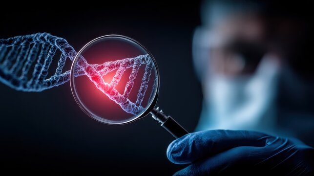 Genetic studies investigate the role of genes in shaping traits and health, deepening knowledge that supports science, medicine, and evolution research.
