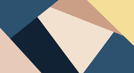 Abstract Geometric Composition A Colorful Study in Shapes, Angles, and Design Elements