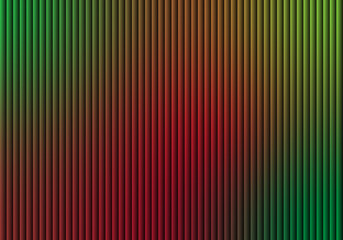 Obraz premium Vertical stripes of green and red gradient abstract background