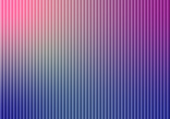 Abstract vertical stripes gradient background in pink blue and purple