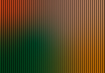 Abstract vertical ribbed texture with warm and cool color gradient