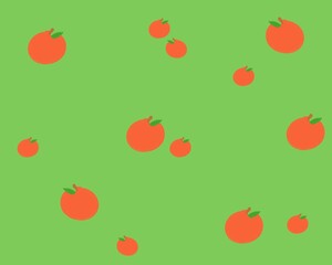 seamless pattern with oranges