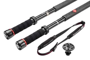 Close up of professional camera stabilizer equipment for photography and videography