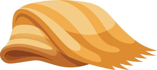 Fototapeta premium Stylized illustration of a woven blanket or textile in warm tones