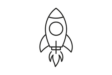 Space rocket launching into the sky symbolizing startup success and rapid business growth
