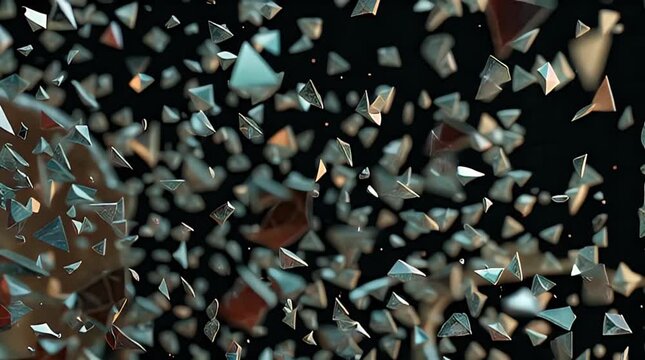 Shattered Skull - A Visual Metaphor for Mortality and Decay.