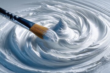 facial mask texture with brush