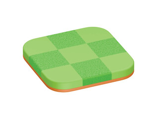 ground icon 3d illustration render