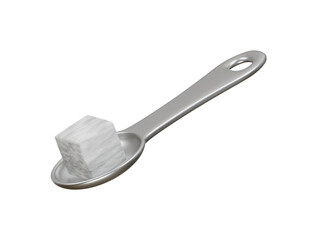 sugar spoon icon 3d illustration render