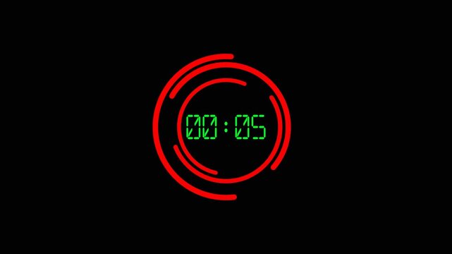 Glowing Red Ring Animation Loop &ndash; 10 Seconds, 10-Second Red Energy Ring Motion Graphic, Glowing Red Circular Pulse Effect &ndash; 10s Loop.