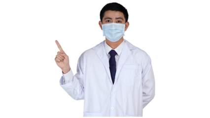 male doctor standing, male doctor, doctor, male doctor png, doctor png, doctor standing, doctor standing png, asian doctor, young doctor, young doctor png, doctor pointing, png