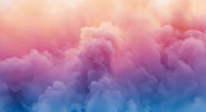 Colorful smoke cloud abstract background