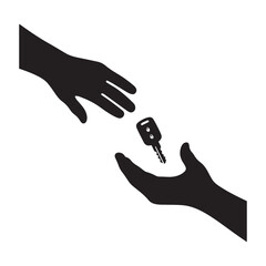 The Exchange of Car Keys Symbolizing Ownership, Transfer, and New Beginnings. 