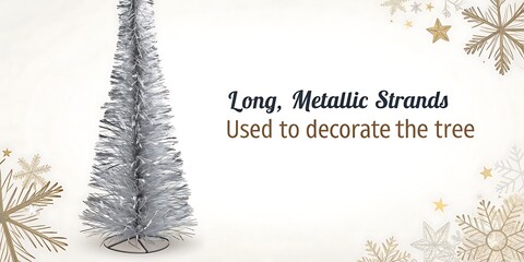 christmas background with tinsel image