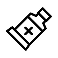 Ointment Icon Medical Symbol Vector
