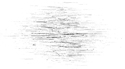 Fototapeta premium Grungy Lines Black,White Shapes Digital Grunge Pattern Texture Element for creative projects, emphasizing glitch art and retro effects, perfect for backgrounds and overlays