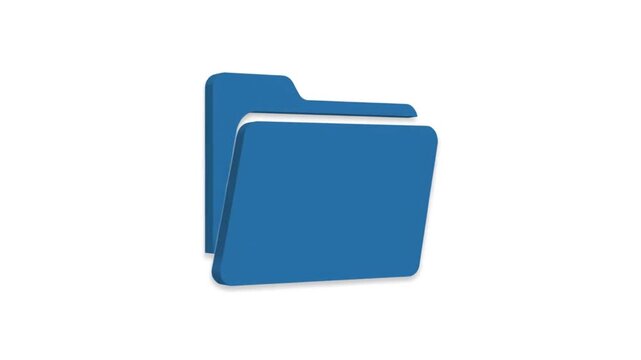 Universal folder icon representing efficient digital file organization, secure content storage, and streamlined access for electronic documents and multimedia, boosting productivity
